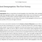 An example of course materials on school desegregation.