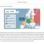 An example of course materials on allied and axis powers.