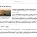 An example of course materials on the Great Depression.