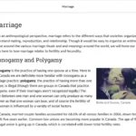 An example of course materials on marriage.