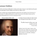 An example of course materials on Thomas Hobbs.