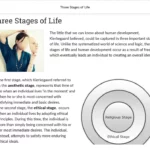 An example of course materials on the three stages of life.