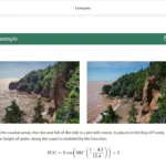 An example of course materials on tides.