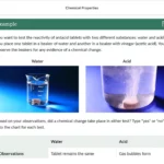 An example of course materials on chemical properties.