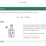 An example of course materials on limiting reagents.