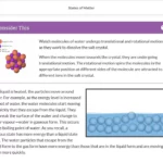 An example of course materials on states of matter.