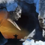 A collage of Canadian history, including First Nations iconography and significant figures.
