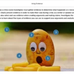 An example of course materials on using evidence.