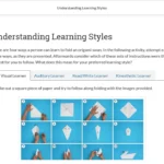 Understanding Learning Styles - screenshot thumbnail.
